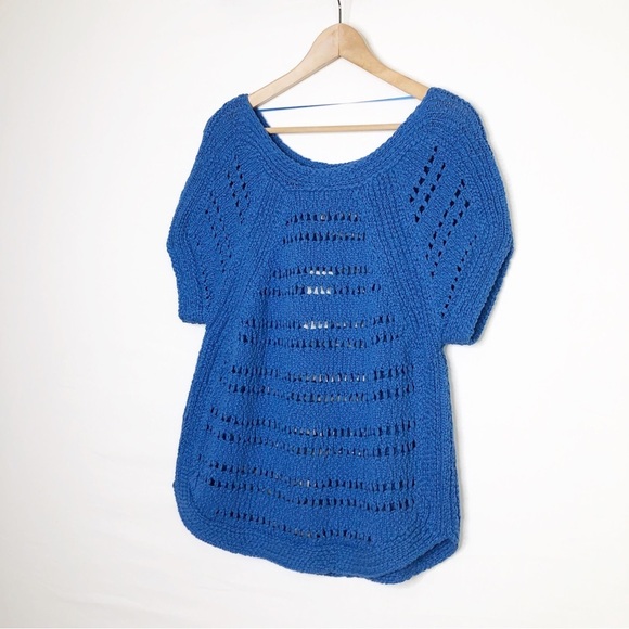 Sandro blue Sophie chunky sweater - Picture 3 of 10